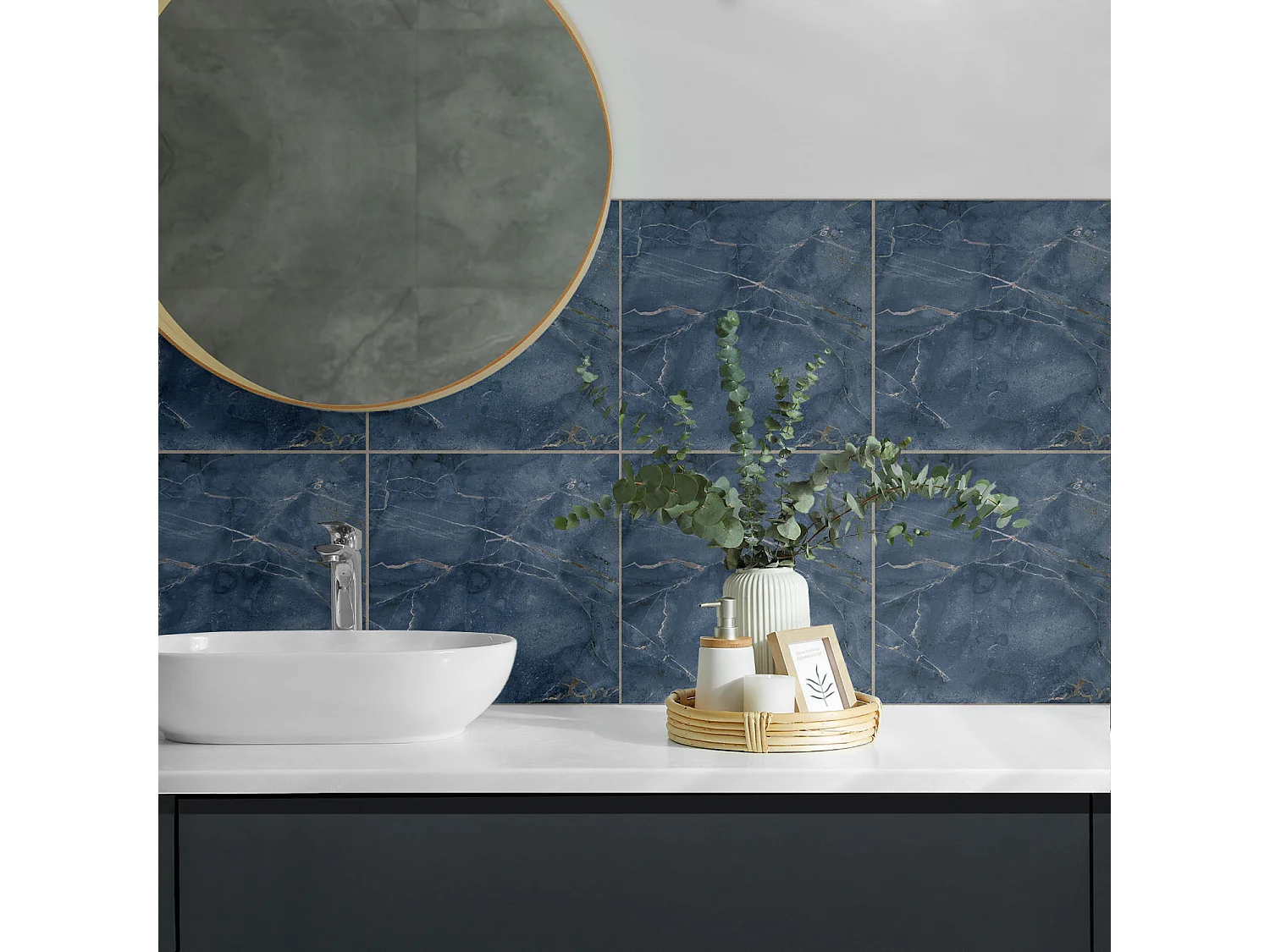 Selbstklebende Wandfliesen, Wandverkleidung innen- 9x30x30 - Rohbeton Strukturr