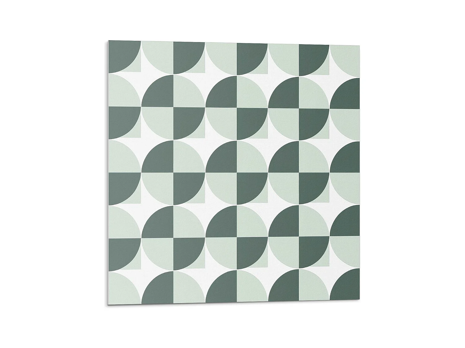 Selbstklebende Wandfliesen, Wandverkleidung innen - 20x20x20 - Geometrie von Kreisen und Quadraten