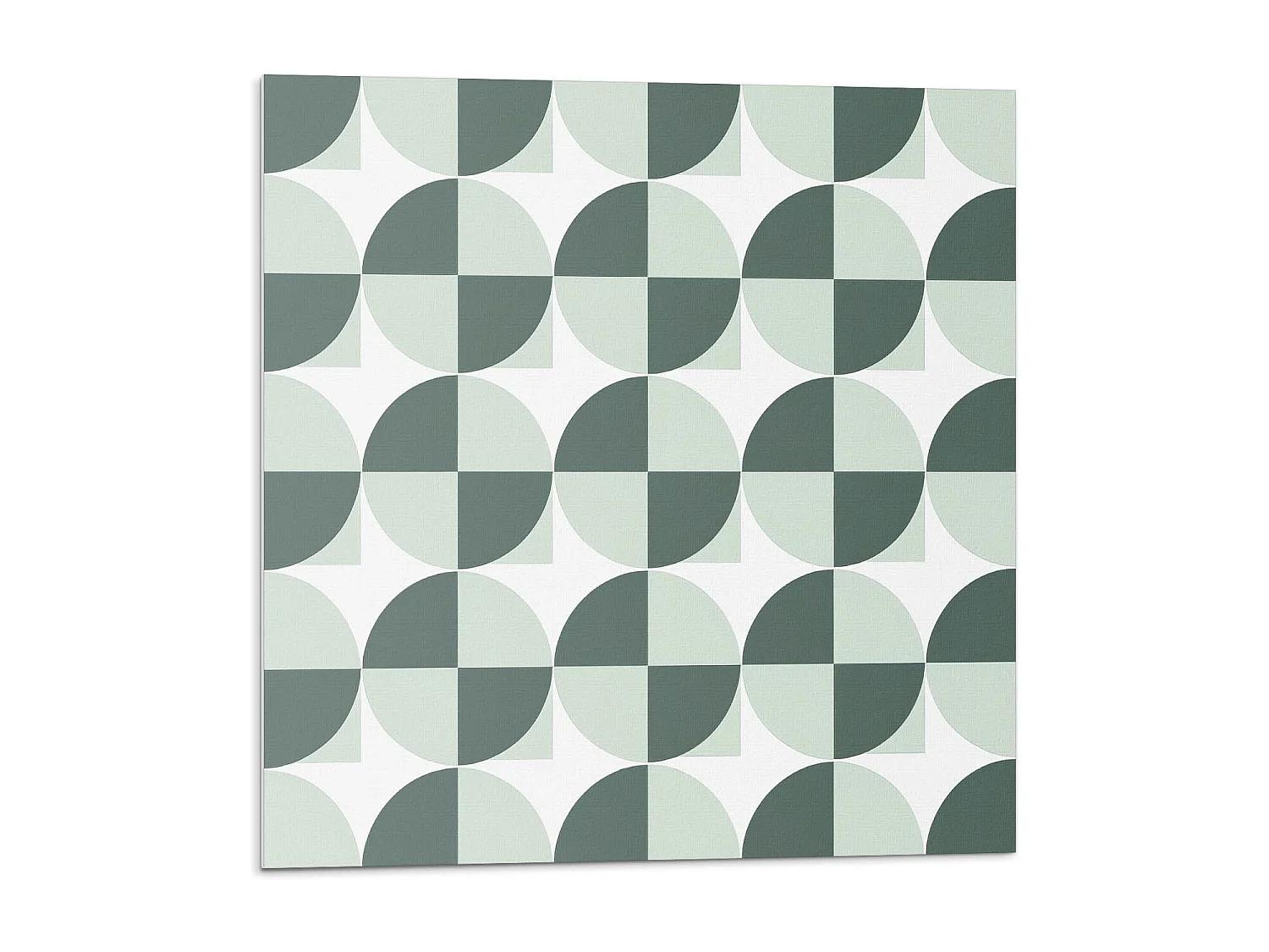 Carreaux autocollants PVC, Carrelage PVC adhésif - 20x20x20 - Géométrie des cercles et des carrés