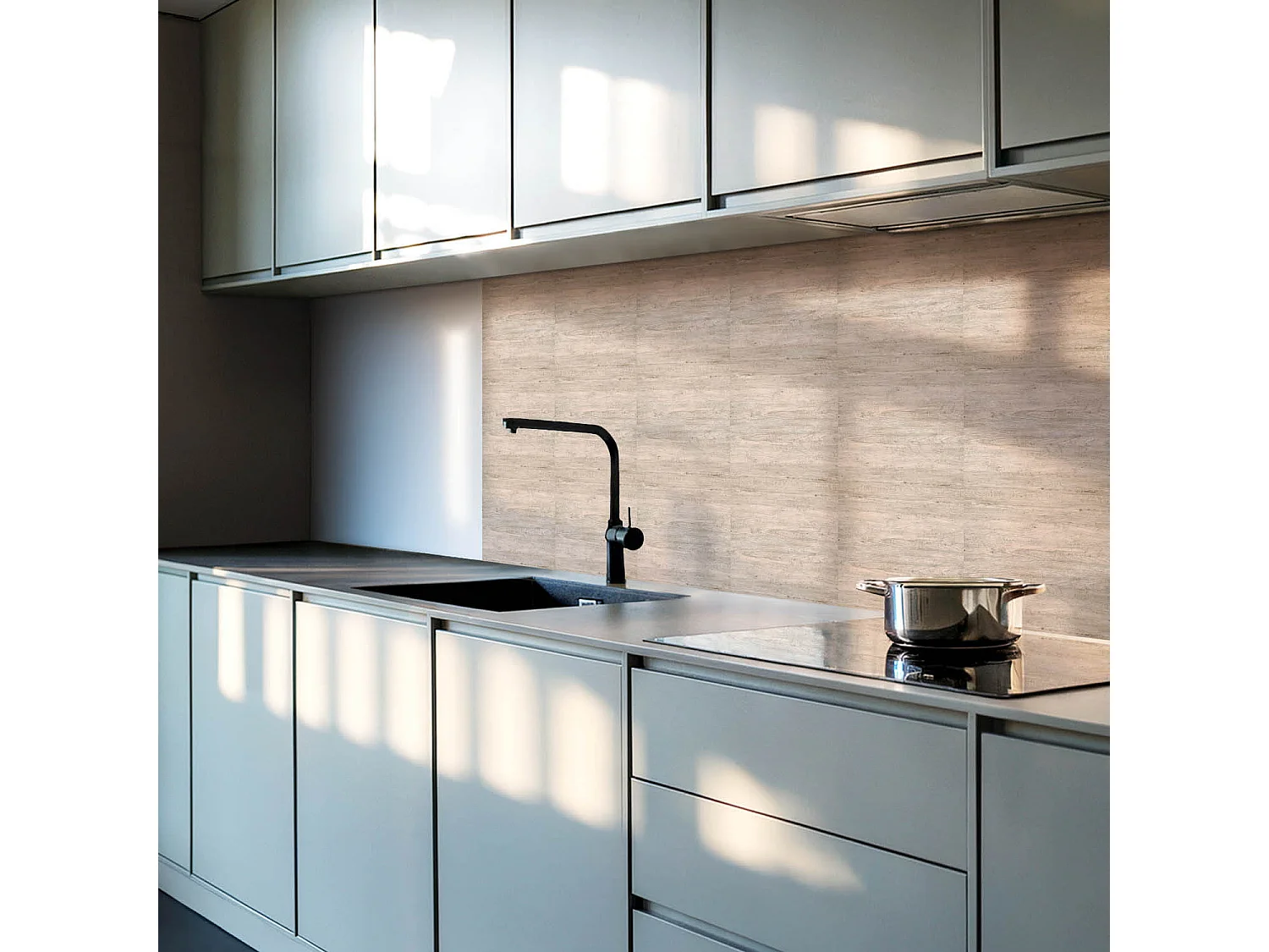 Selbstklebende Wandfliesen, Wandverkleidung innen - 20x20x20 - Natürliche Holzstruktur