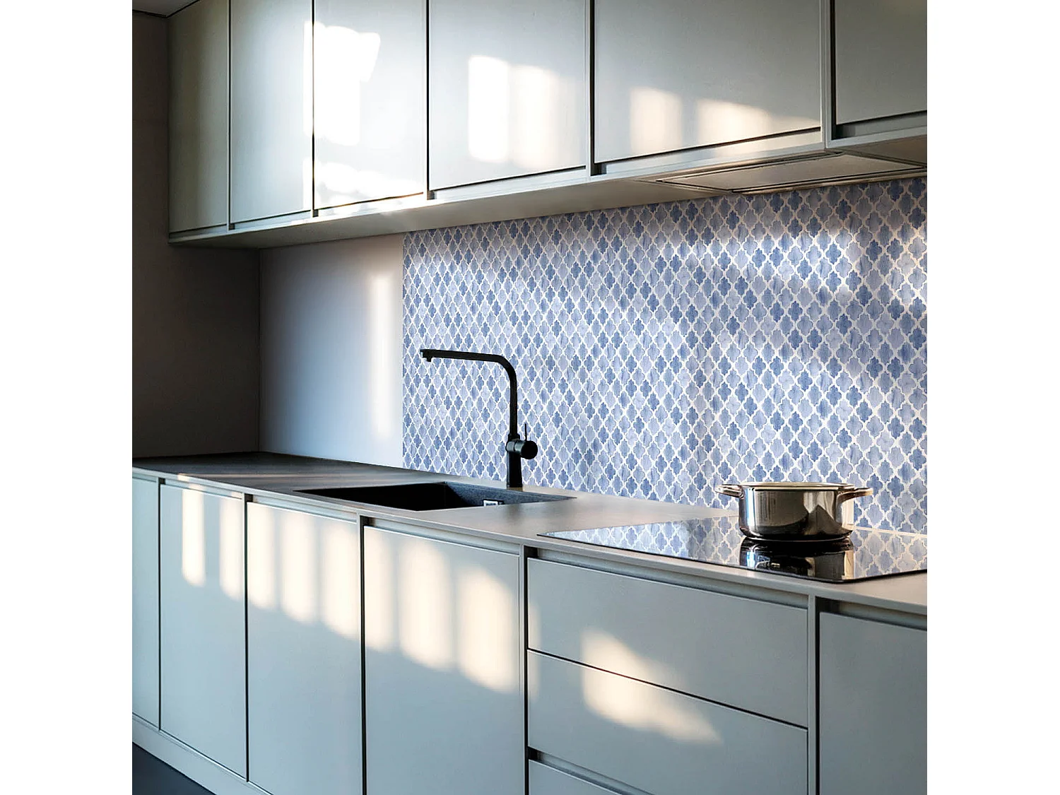 Carreaux autocollants PVC, Carrelage PVC adhésif - 20x20x20 - Modèle de style marocain