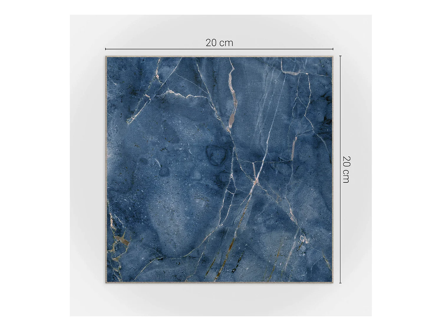 Selbstklebende Wandfliesen, Wandverkleidung innen - 20x20x20 - Natursteinmuster