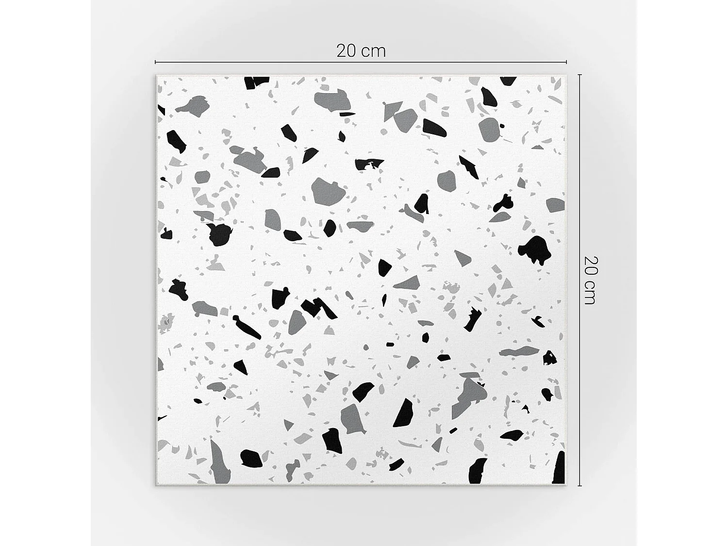 Selbstklebende Wandfliesen, Wandverkleidung innen - 20x20x20 - Abstraktes Steinmuster