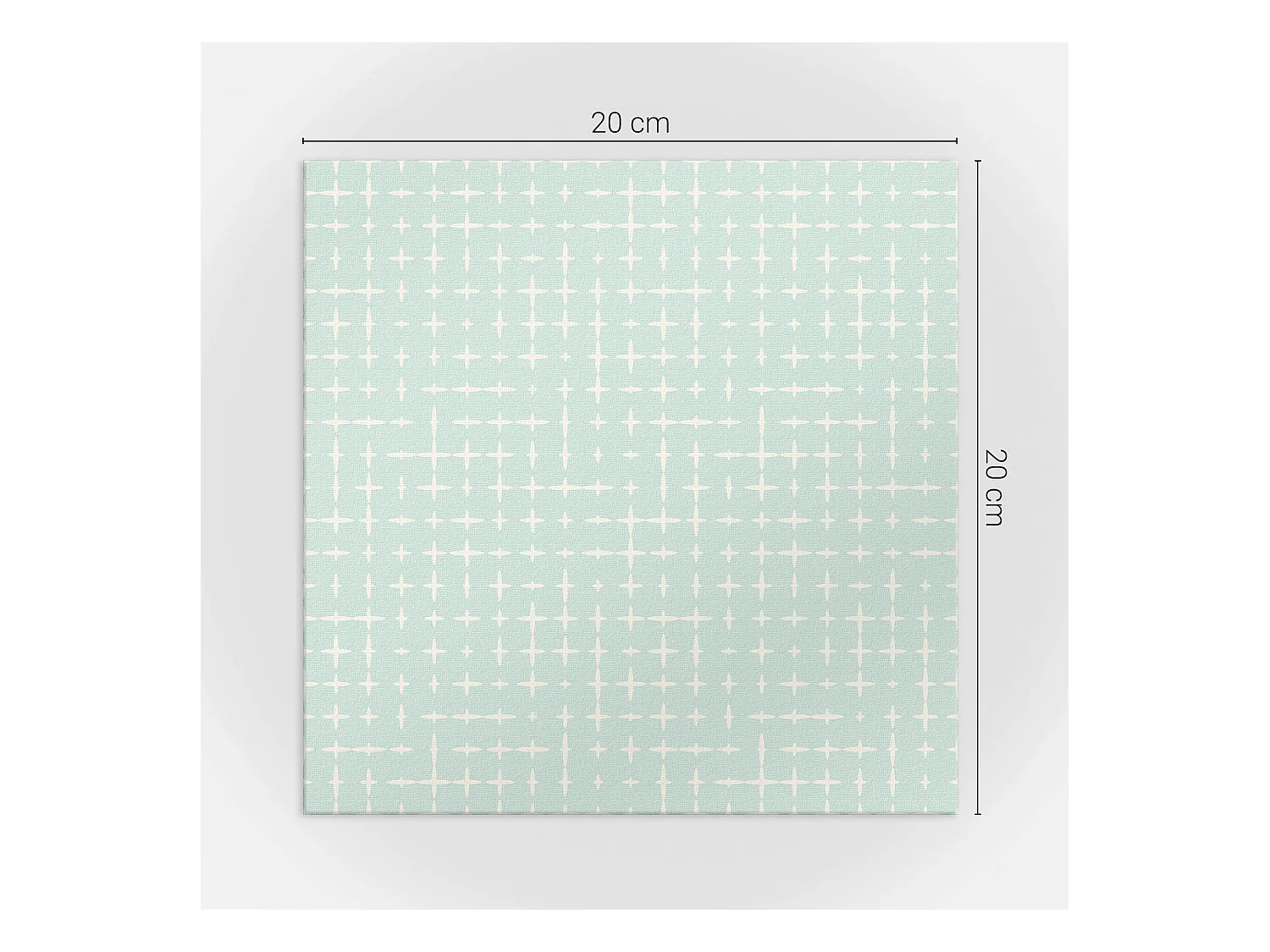 Selbstklebende Wandfliesen, Wandverkleidung innen - 20x20x20 - Geometrie von Linien und Kreuzen