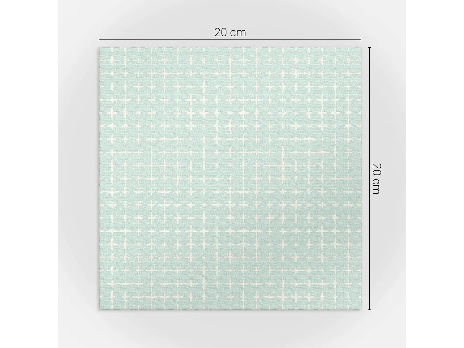 Carreaux autocollants PVC, Carrelage PVC adhésif - 20x20x20 - Géométrie des lignes et des croix