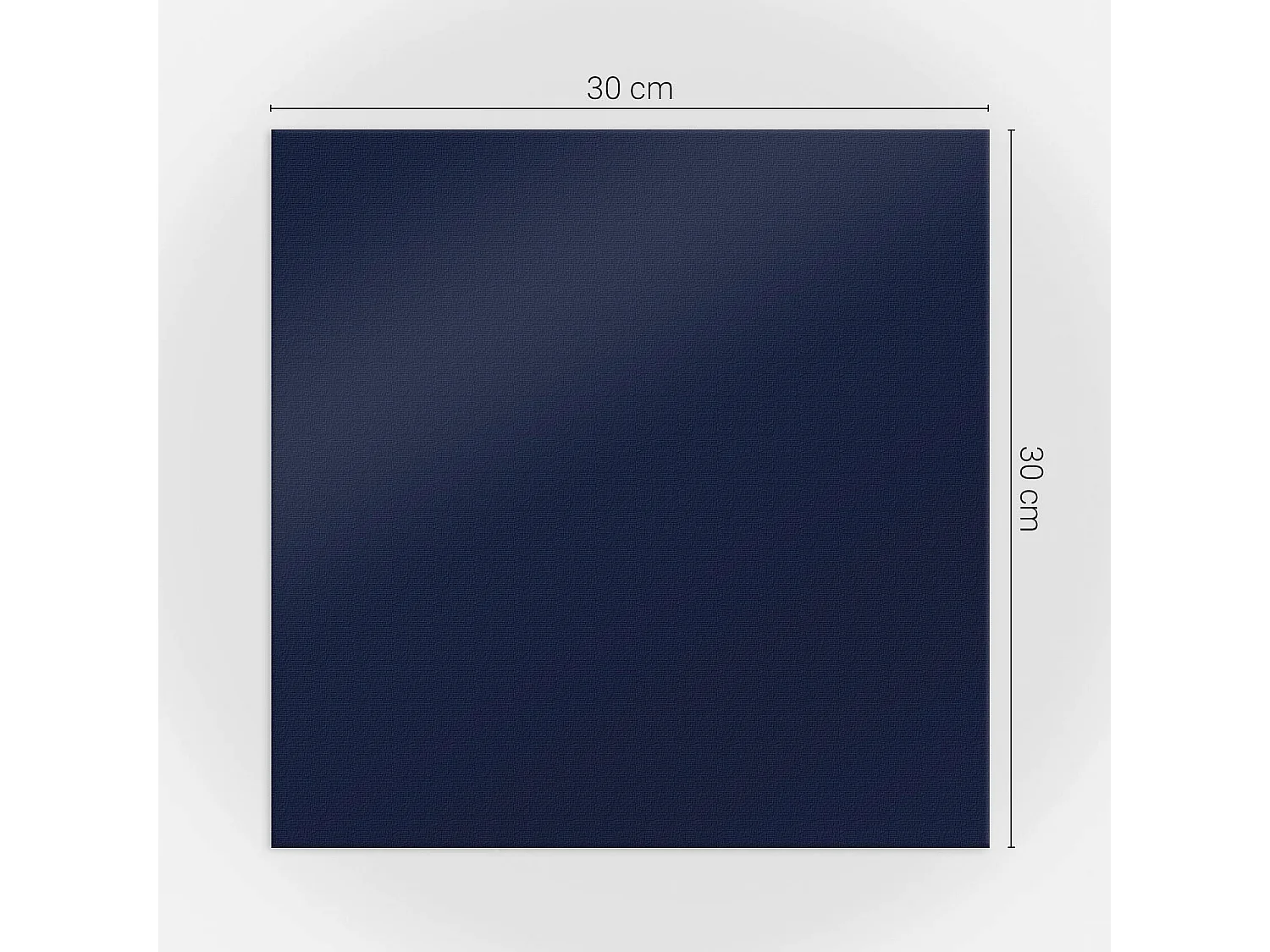 Carreaux autocollants PVC, Carrelage PVC adhésif - 9x30x30 - Couleur bleu marine foncé