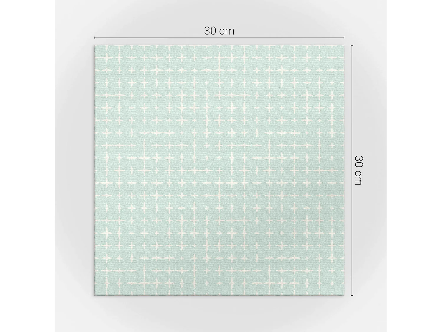 Carreaux autocollants PVC, Carrelage PVC adhésif - 9x30x30 - Géométrie des lignes et des croix