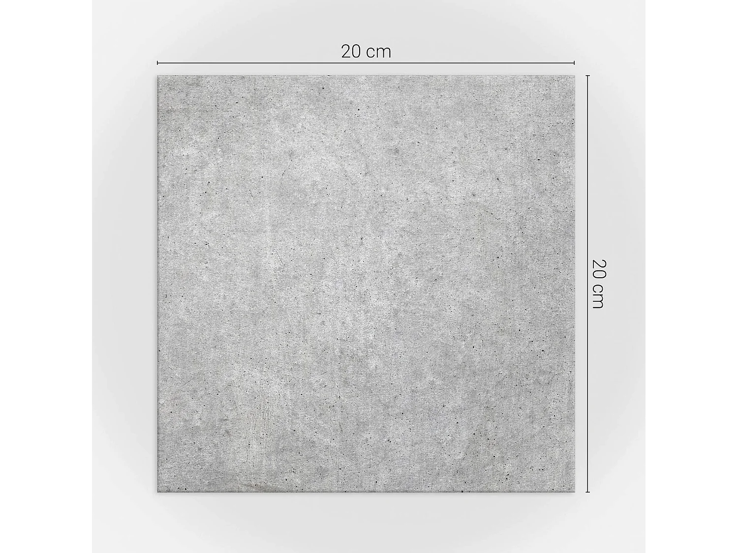 Selbstklebende Wandfliesen, Wandverkleidung innen - 20x20x20 - Rohe Betonstruktur