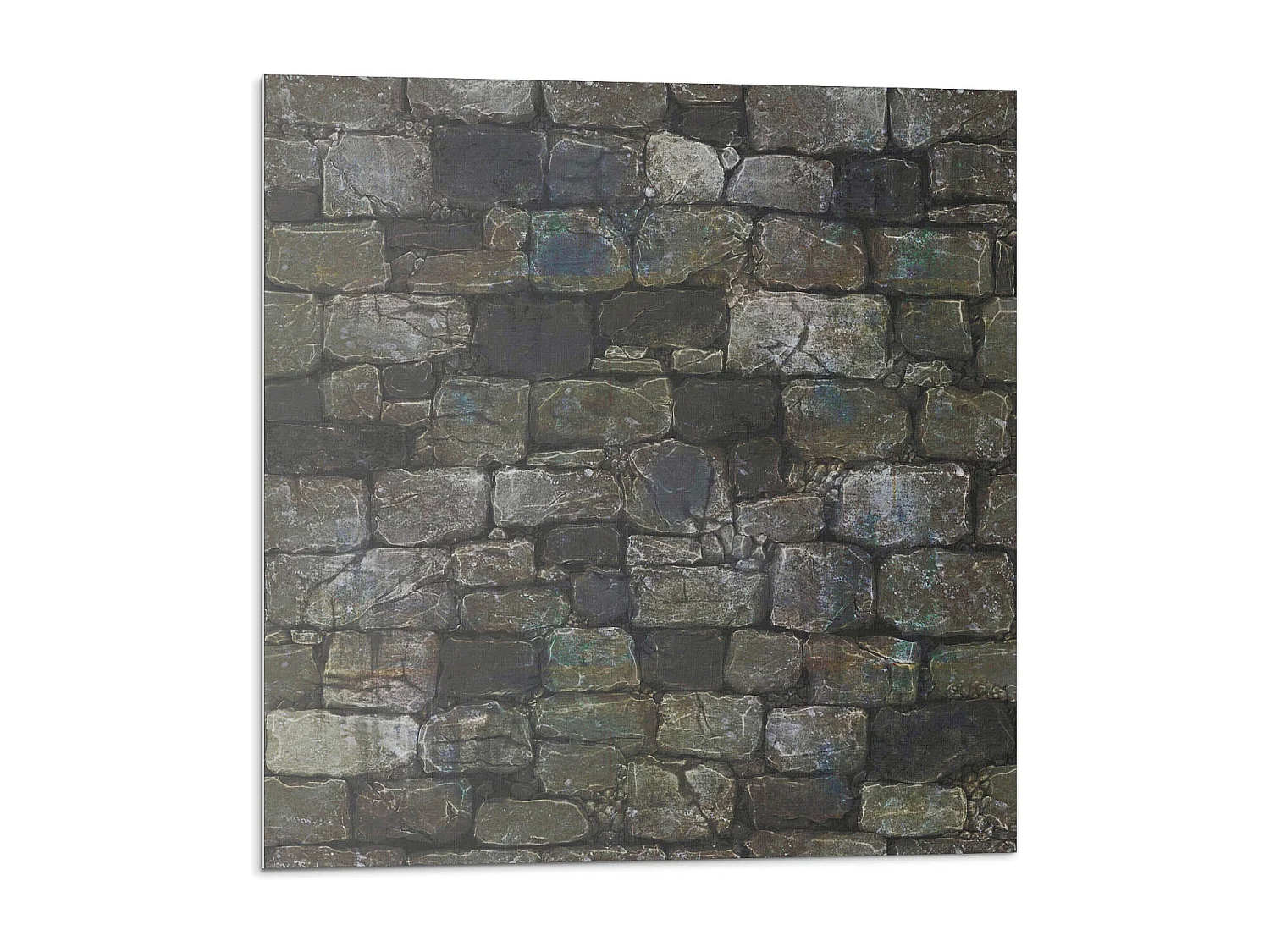 Selbstklebende Wandfliesen, Wandverkleidung innen - 20x20x20 - Textur der Steinmauer