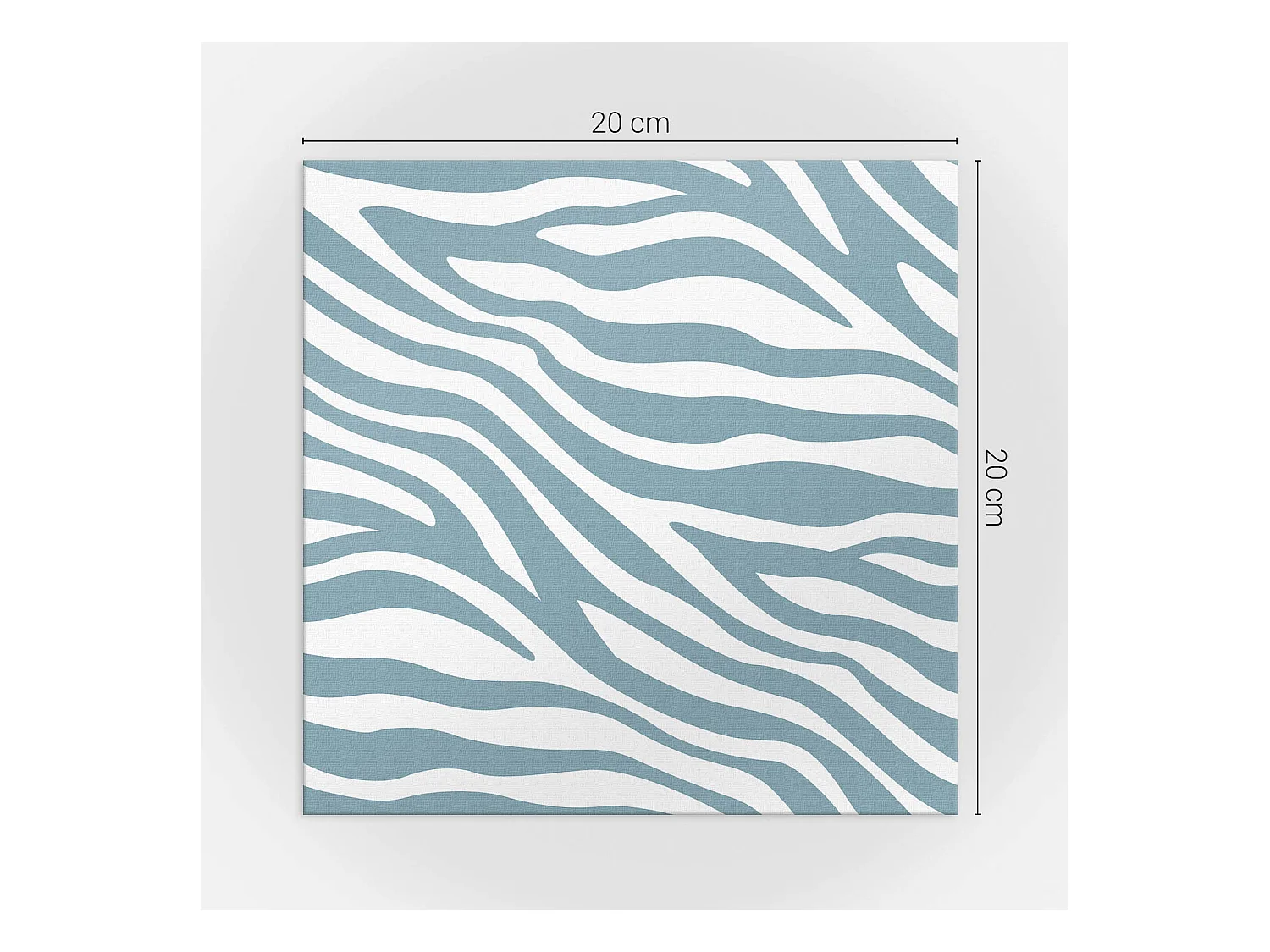 Carreaux autocollants PVC, Carrelage PVC adhésif - 20x20x20 - Motif zébré