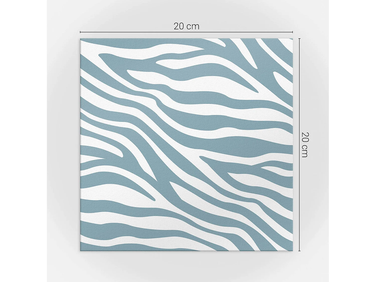 Carreaux autocollants PVC, Carrelage PVC adhésif - 20x20x20 - Motif zébré