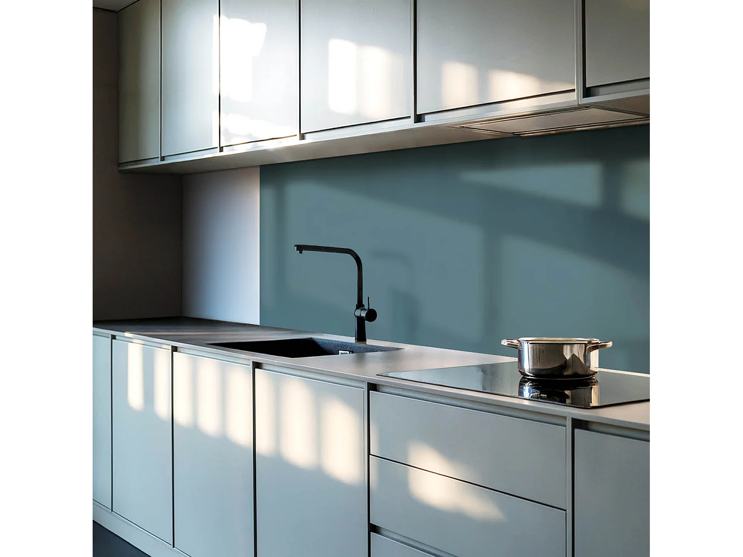 Carreaux autocollants PVC, Carrelage PVC adhésif - 9x30x30 - Couleur Sarcelle foncé