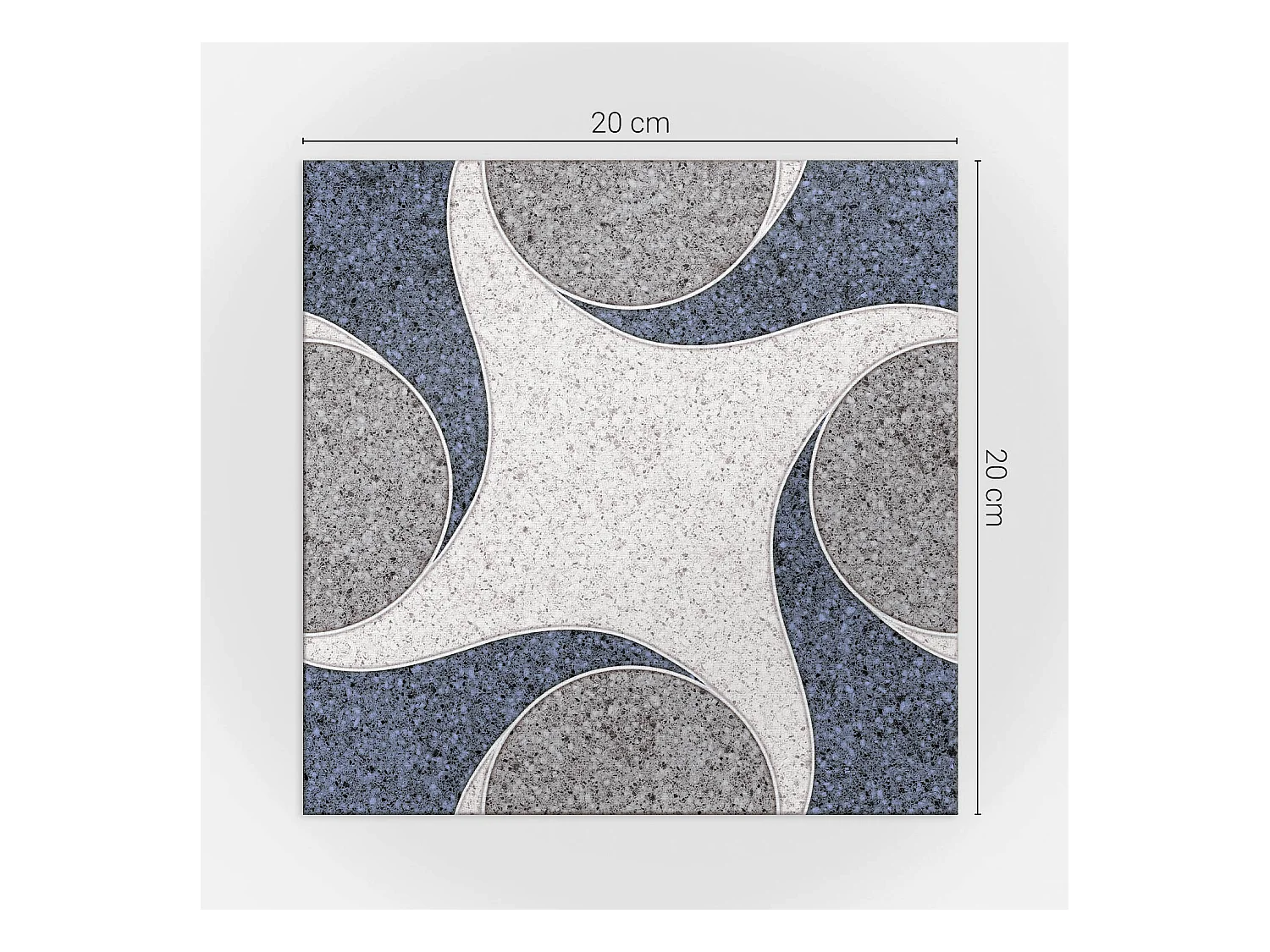 Selbstklebende Wandfliesen, Wandverkleidung innen - 20x20x20 - Abstraktes Mosaikmuster