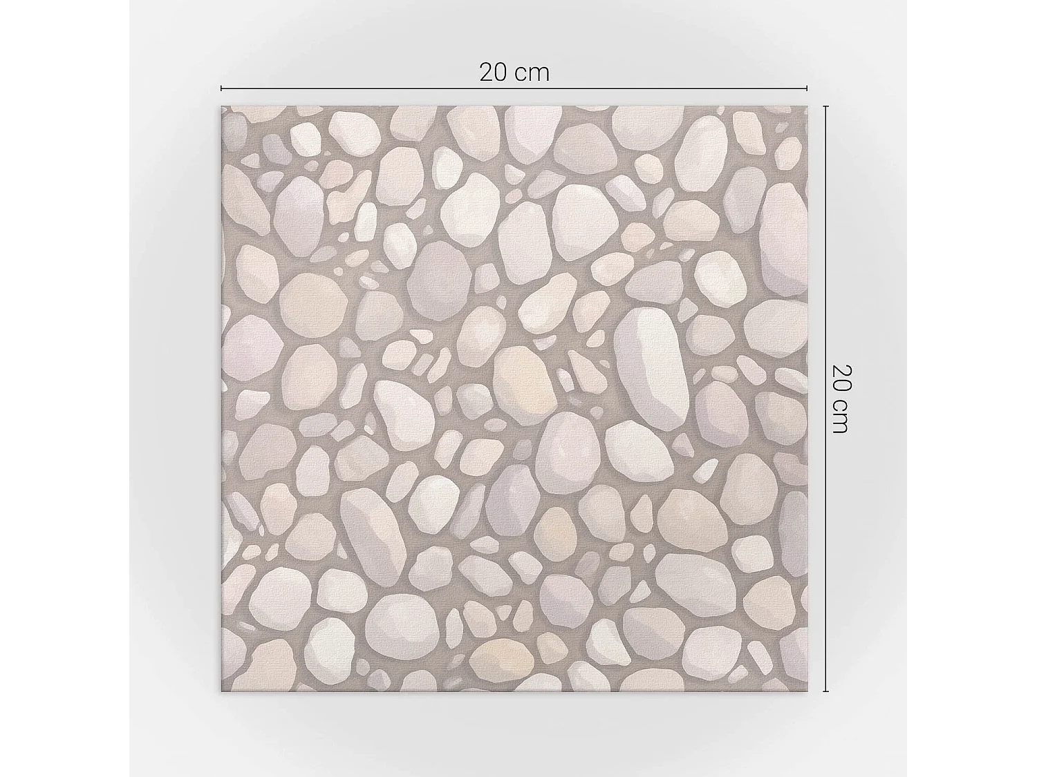 Selbstklebende Wandfliesen, Wandverkleidung innen - 20x20x20 - Natursteinmuster