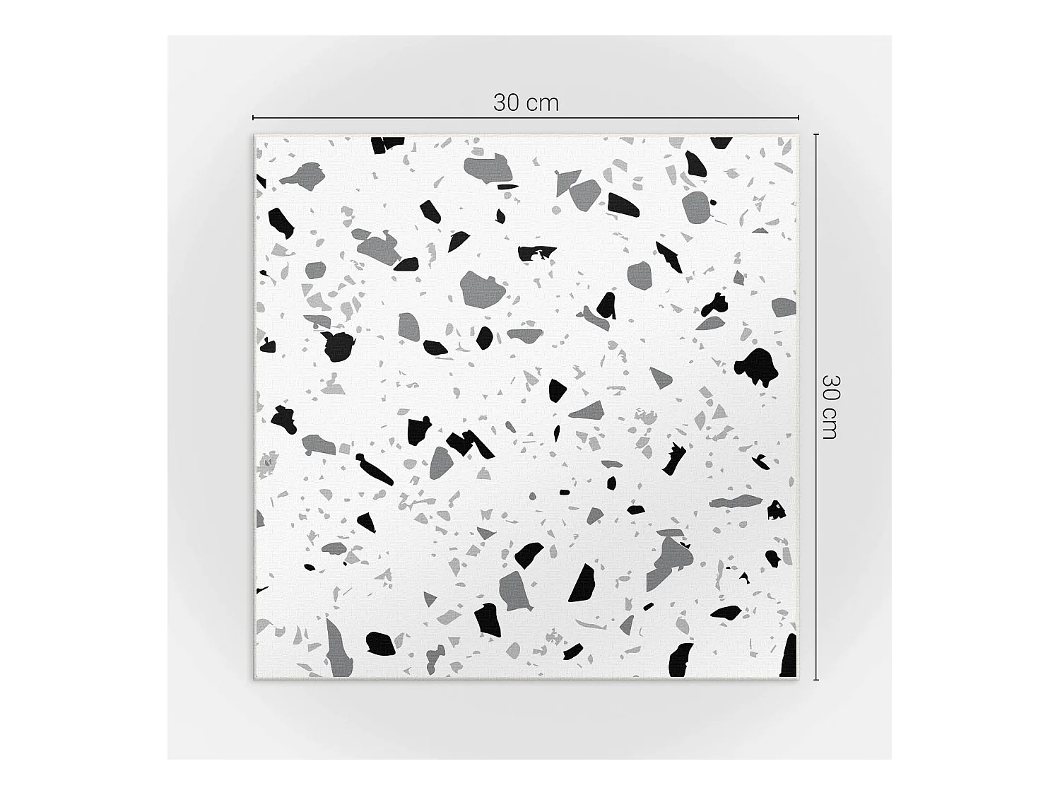 Selbstklebende Wandfliesen, Wandverkleidung innen- 9x30x30 - Rohbeton Strukturr