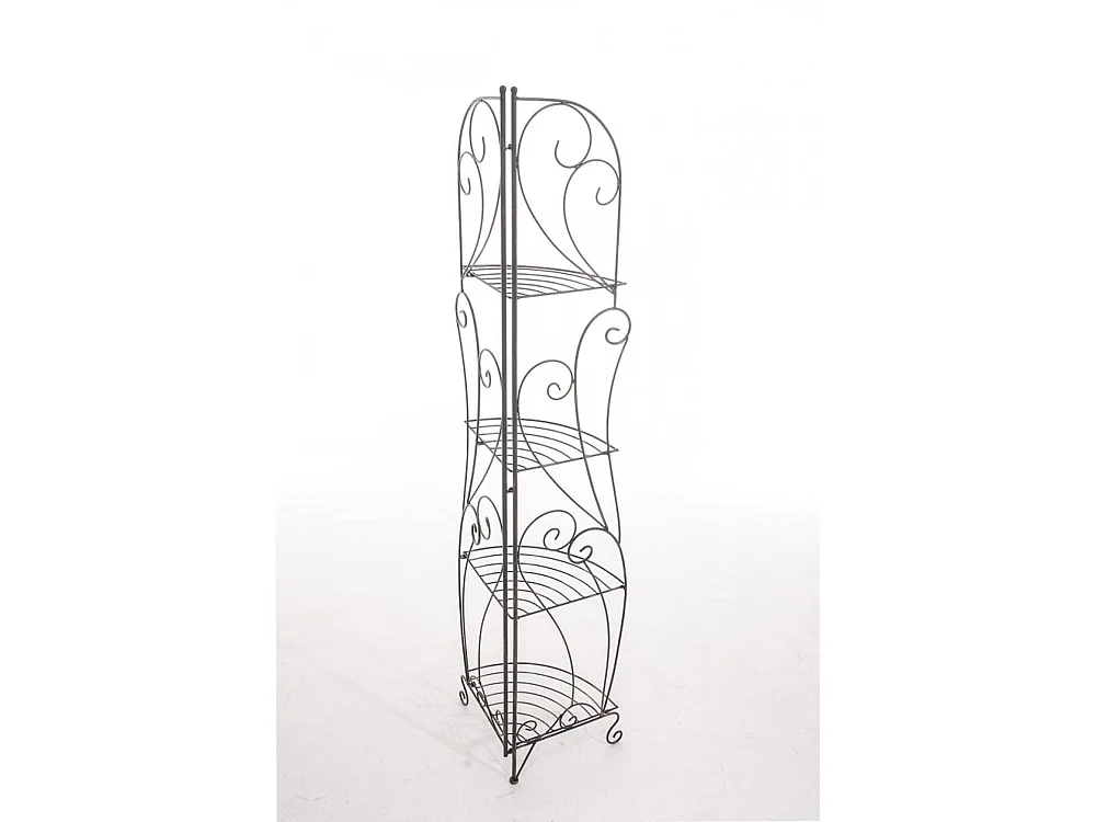 Étagères sur pied - Métal - 40 x 30 x 154cm - Bronze - Irma