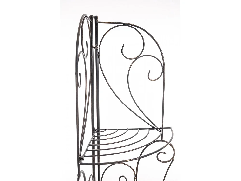 Étagères sur pied - Métal - 40 x 30 x 154cm - Bronze - Irma