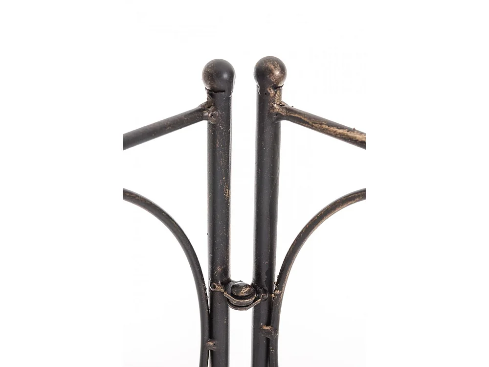 Étagères sur pied - Métal - 40 x 30 x 154cm - Bronze - Irma