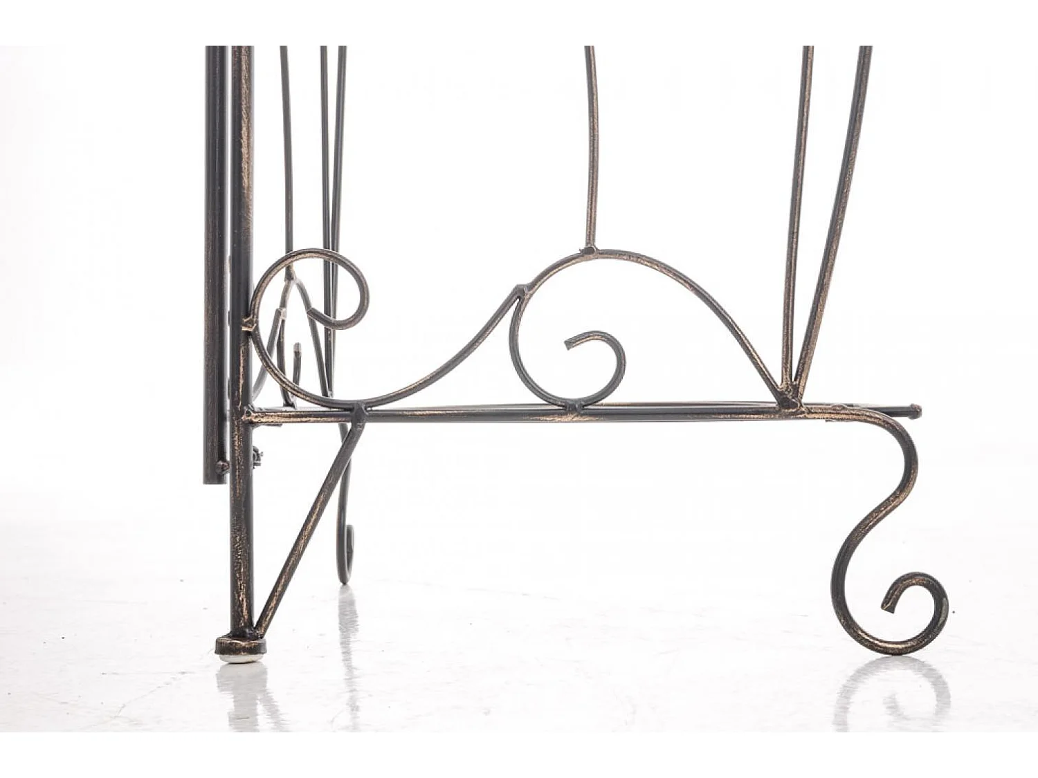 Étagères sur pied - Métal - 40 x 30 x 154cm - Bronze - Irma