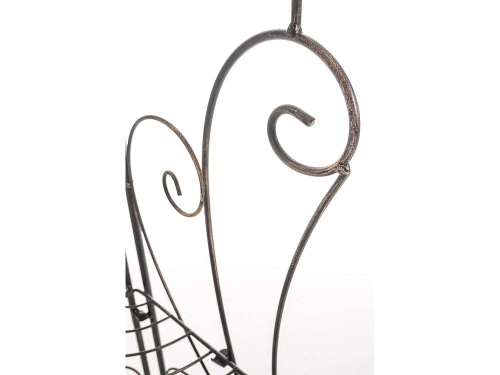 Étagères sur pied - Métal - 40 x 30 x 154cm - Bronze - Irma