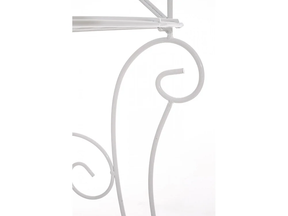 Étagères sur pied - Métal - 40 x 30 x 154cm - Blanc - Irma