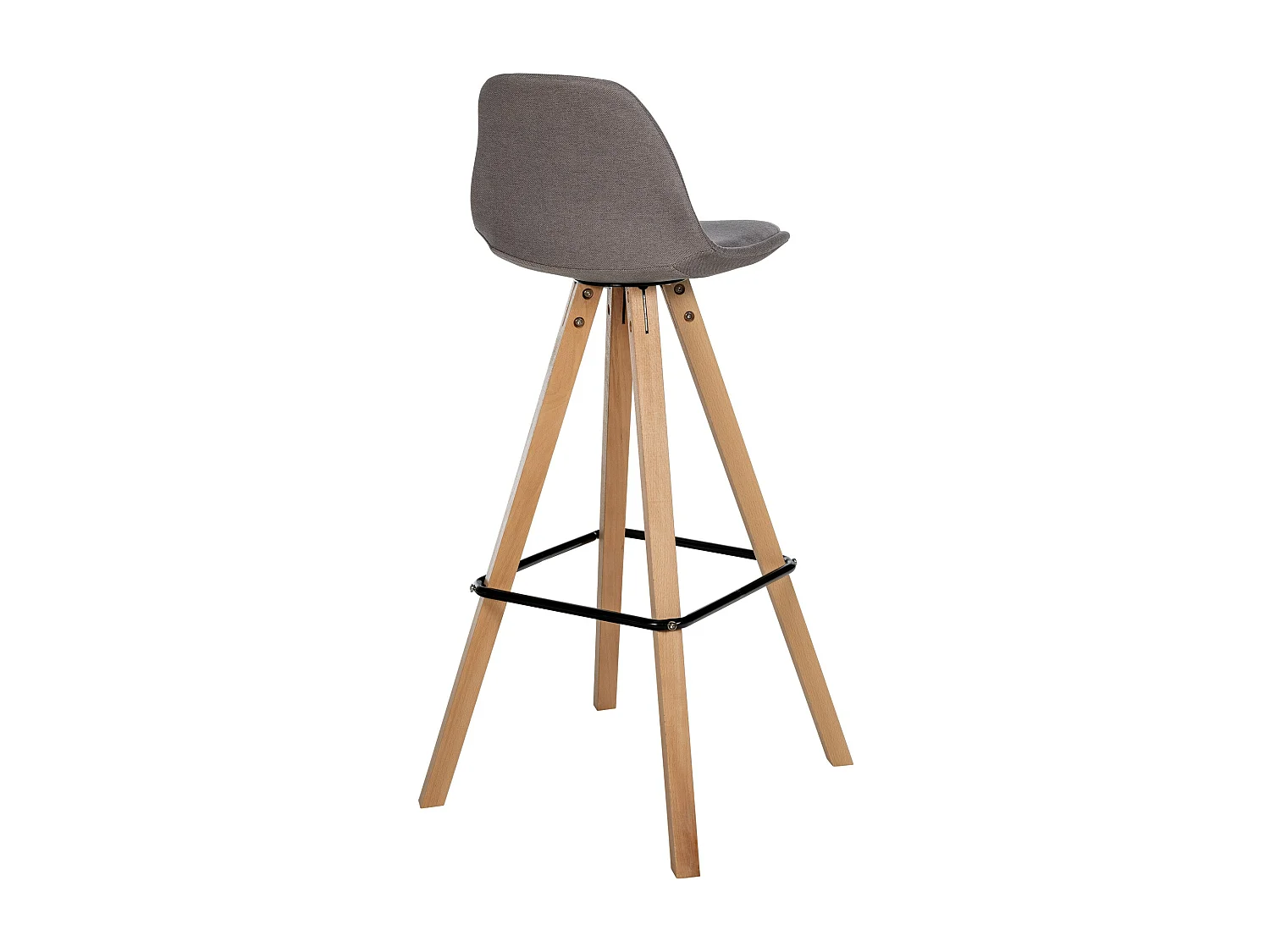 Tabouret de bar - Tissu & Nature - Taupe - Corbin