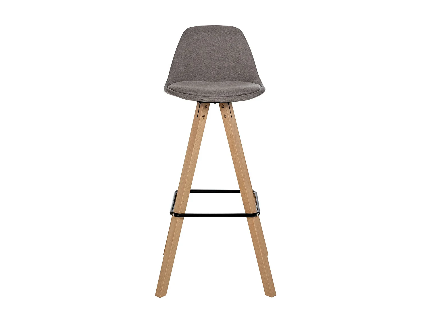 Tabouret de bar - Tissu & Nature - Taupe - Corbin
