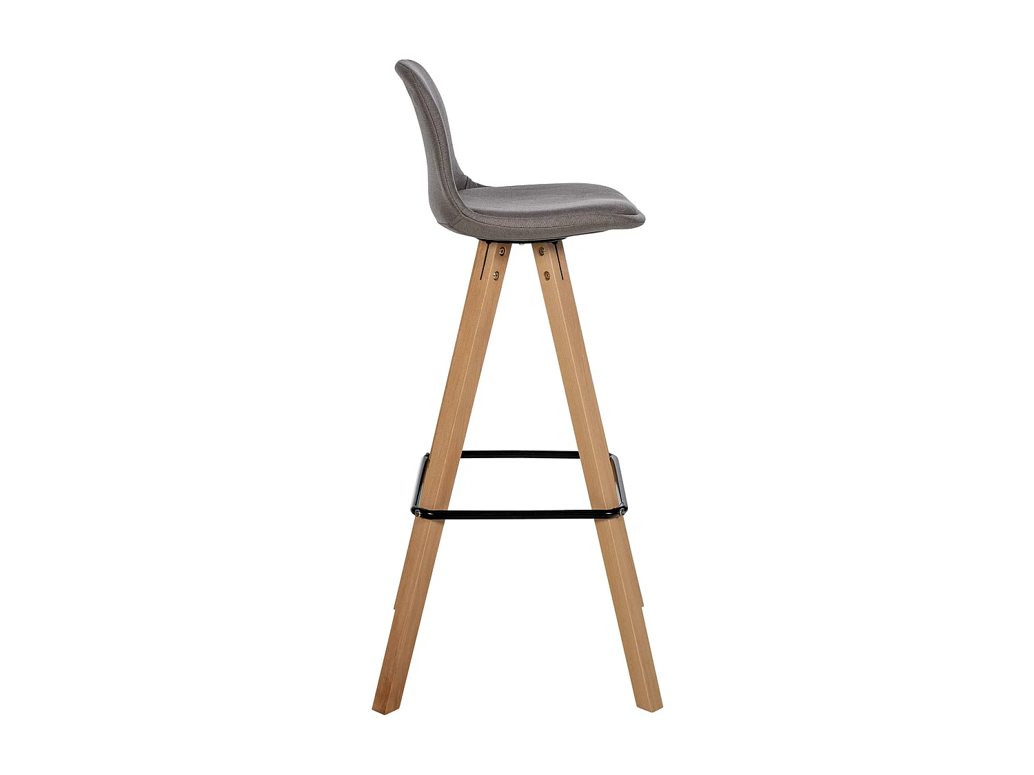 Tabouret de bar - Tissu & Nature - Taupe - Corbin