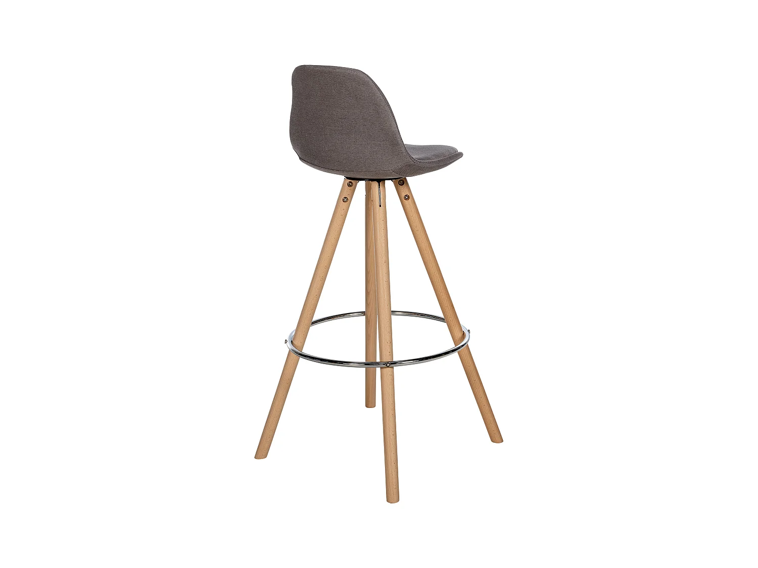 Tabouret de bar - Tissu & Nature - Taupe - Corbin
