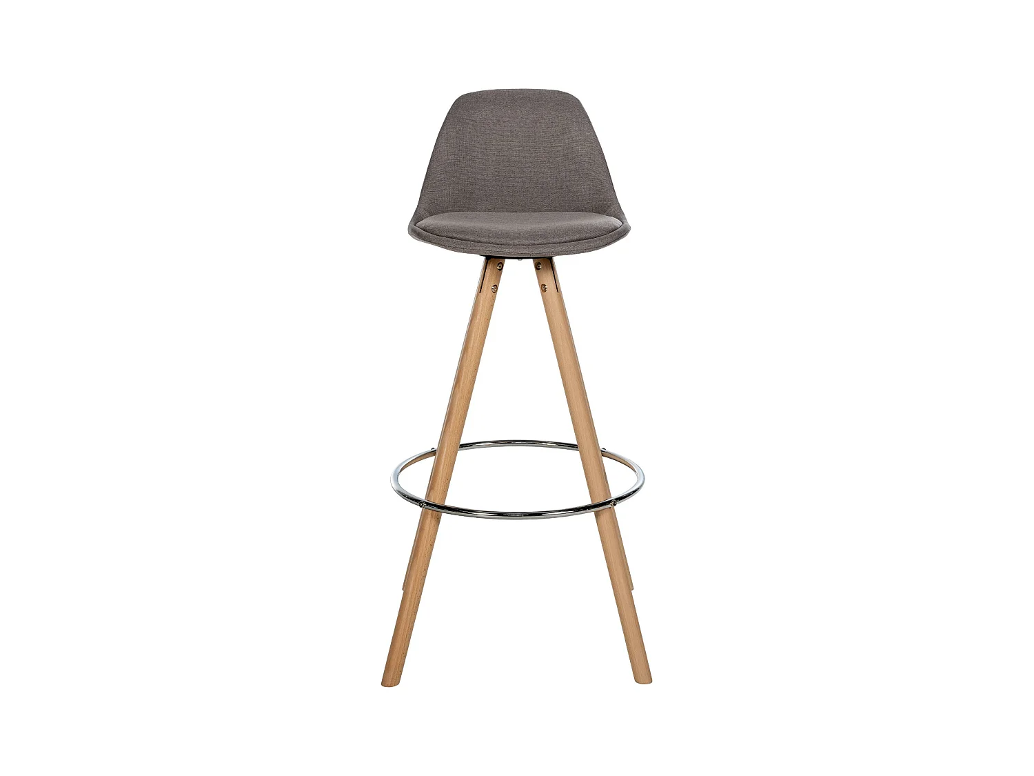 Tabouret de bar - Tissu & Nature - Taupe - Corbin