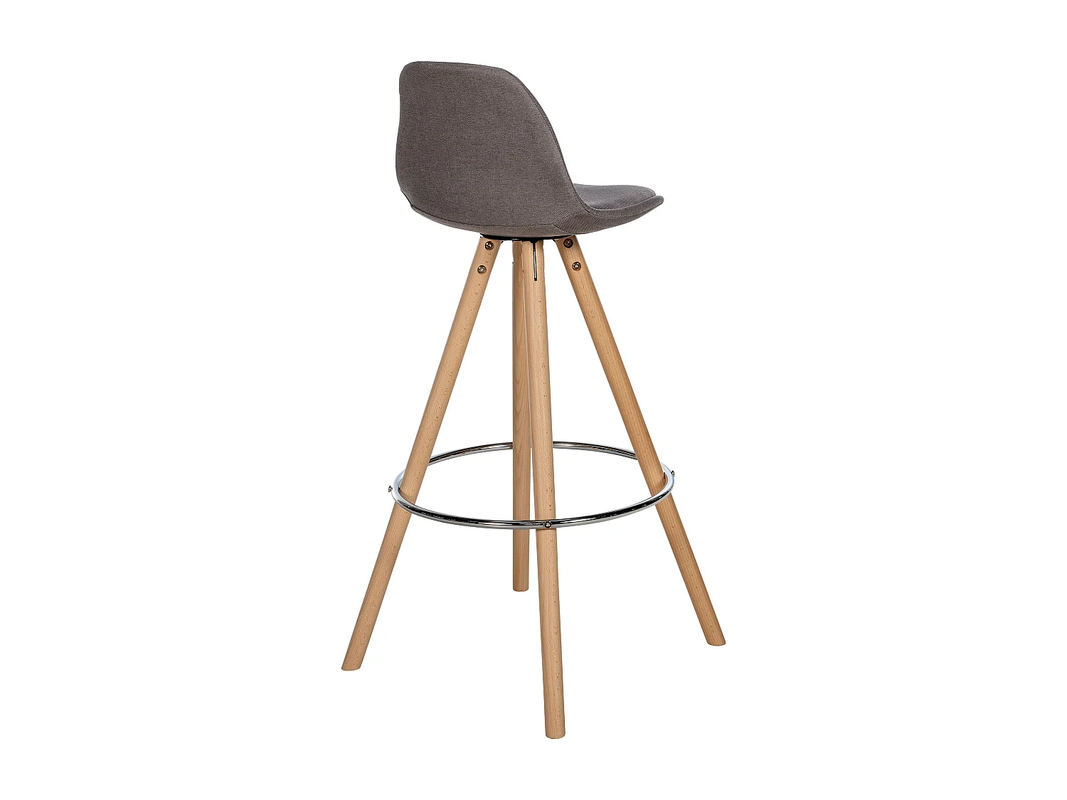 Tabouret de bar - Tissu & Nature - Taupe - Corbin