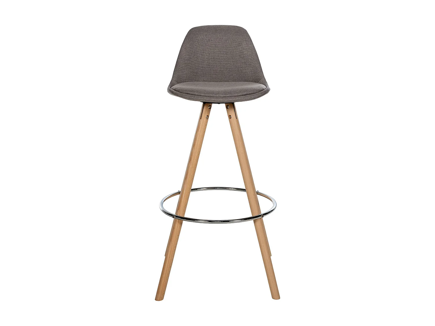Tabouret de bar - Tissu & Nature - Taupe - Corbin