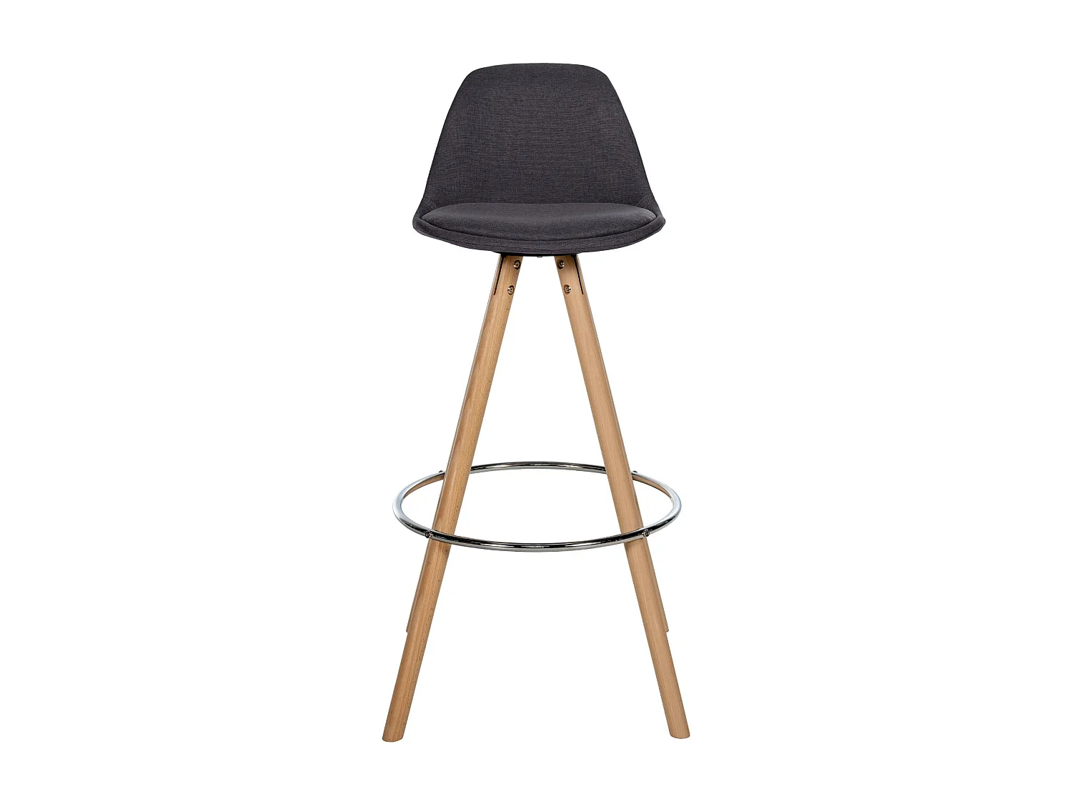 Tabouret de bar - Tissu & Nature - Gris foncé - Corbin