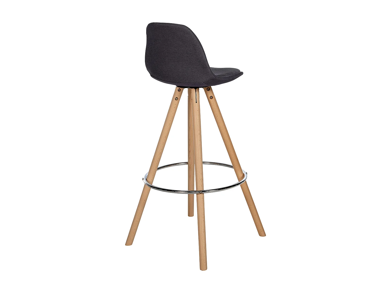 Tabouret de bar - Tissu & Nature - Gris foncé - Corbin