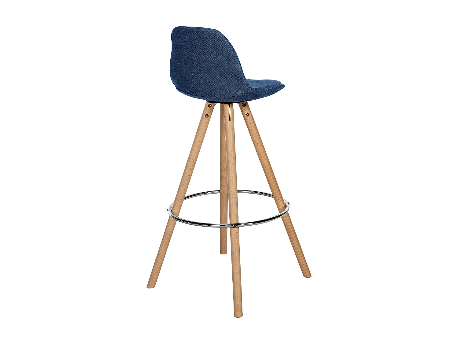 Tabouret de bar - Tissu & Nature - Bleu - Corbin