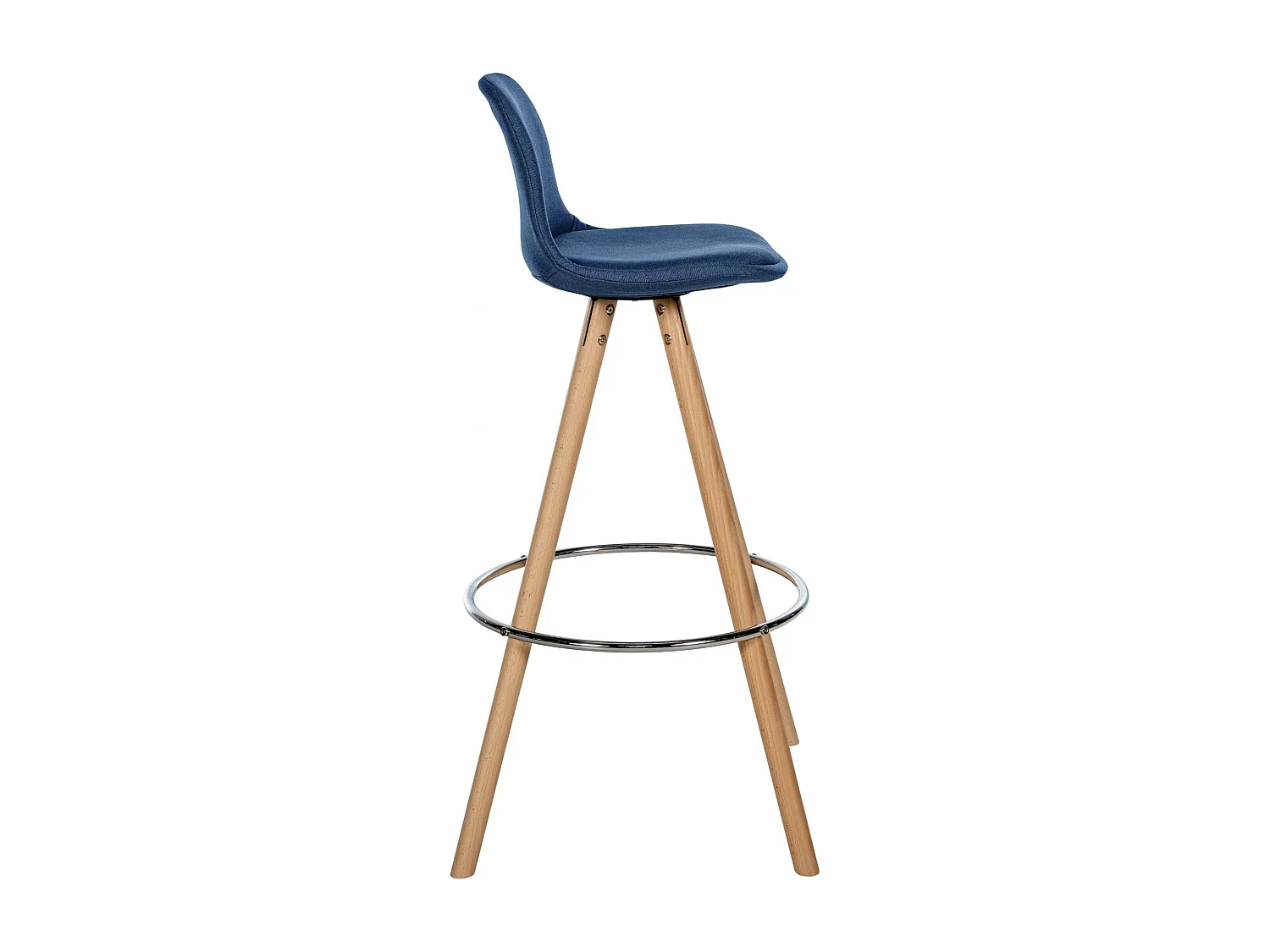 Tabouret de bar - Tissu & Nature - Bleu - Corbin
