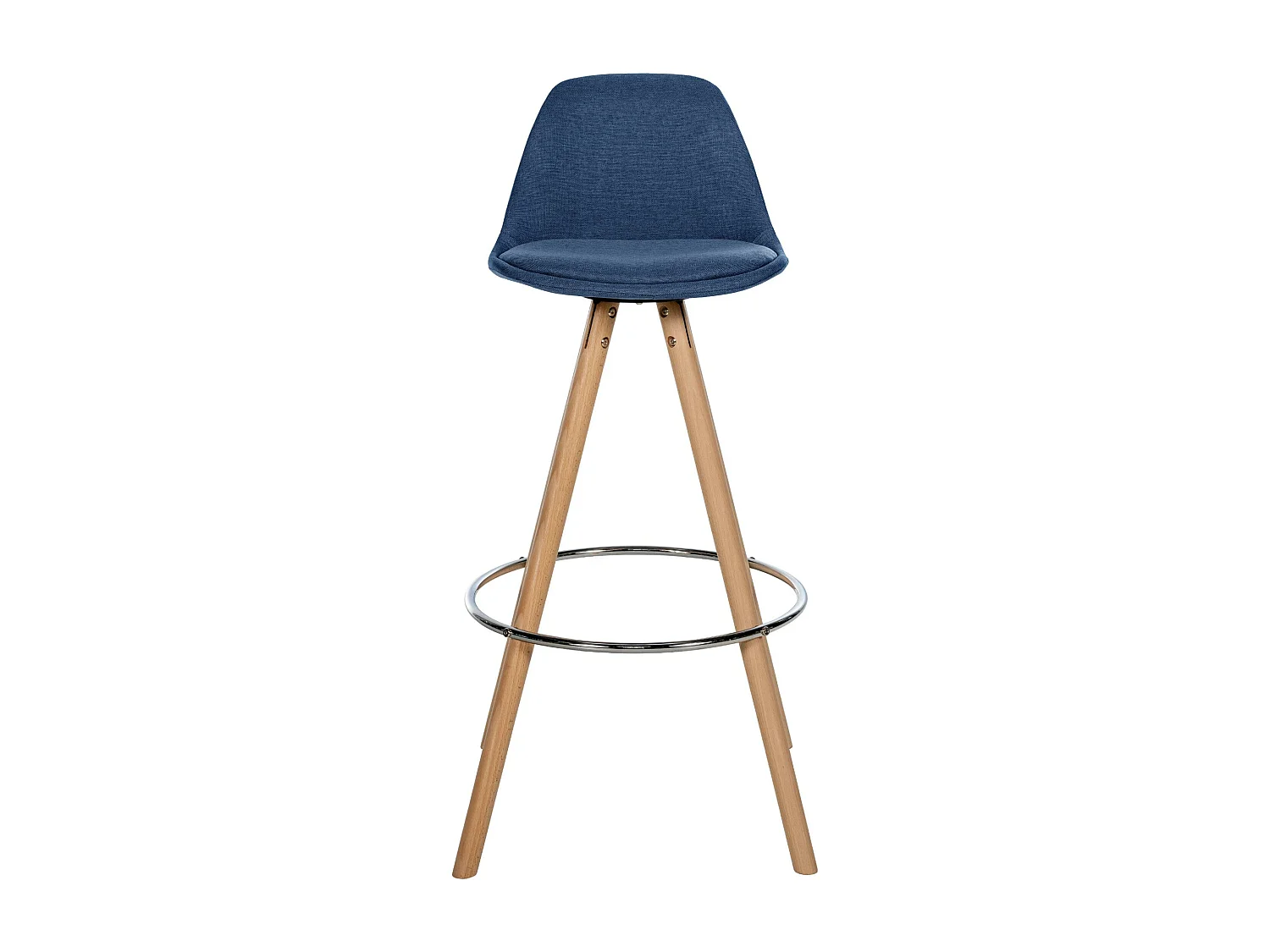 Tabouret de bar - Tissu & Nature - Bleu - Corbin