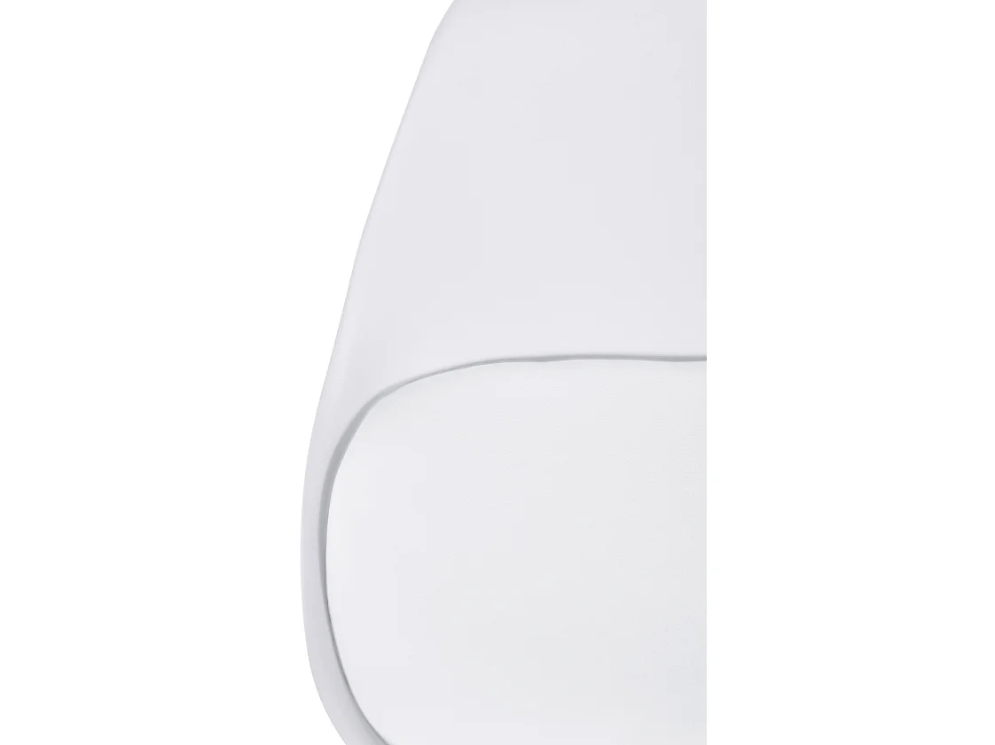 Tabouret de bar - Similicuir & Nature - Blanc - Corbin