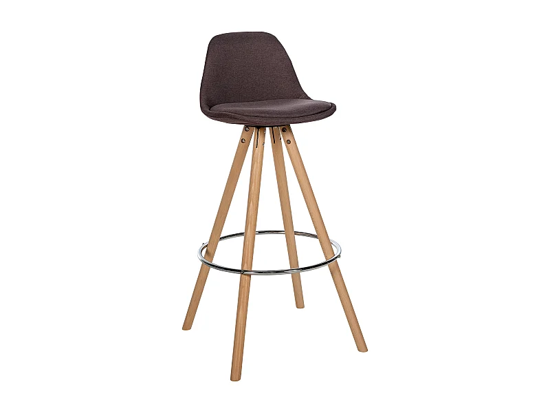 Tabouret de bar - Tissu & Nature - Marron - Corbin