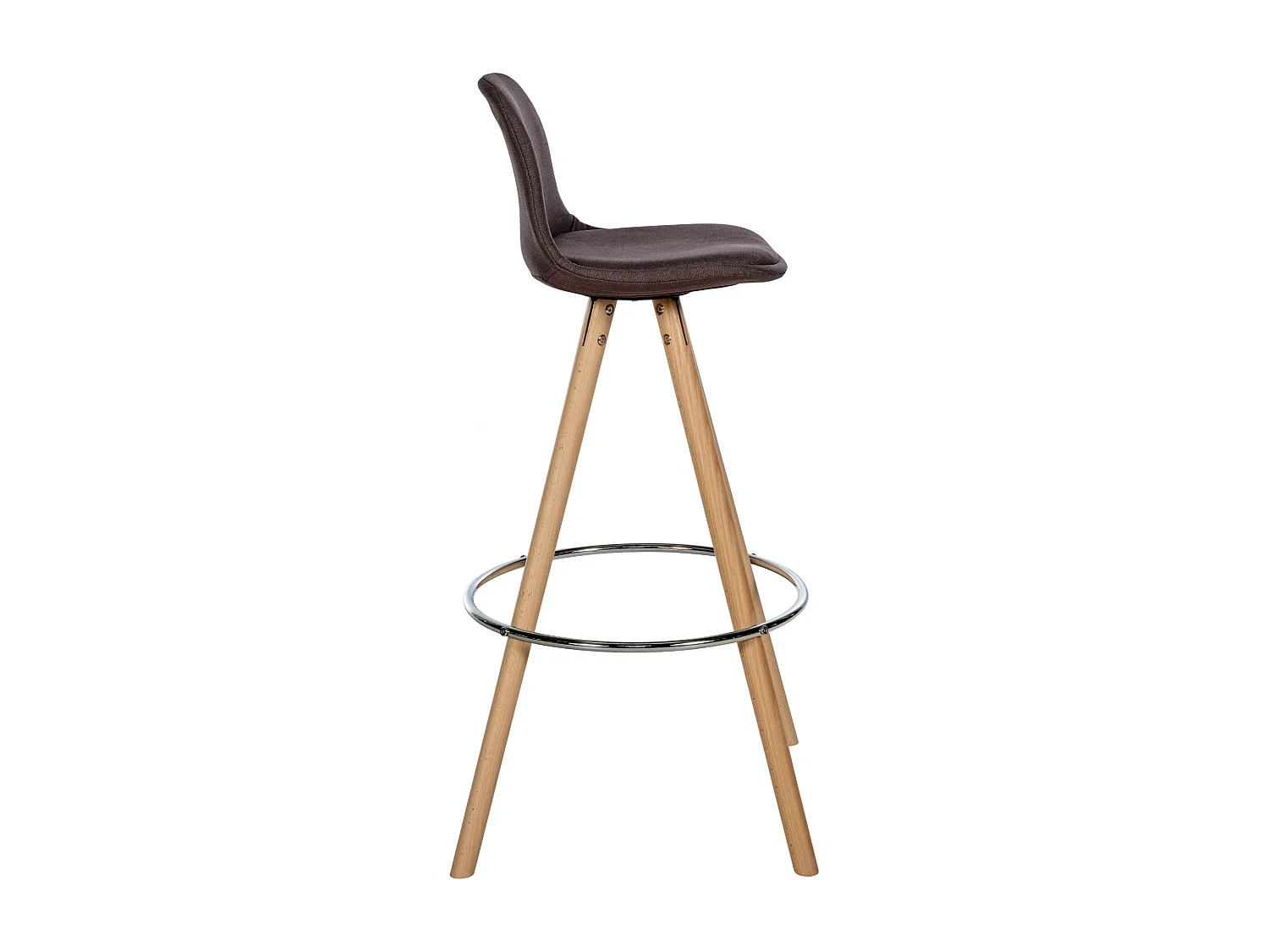 Tabouret de bar - Tissu & Nature - Marron - Corbin