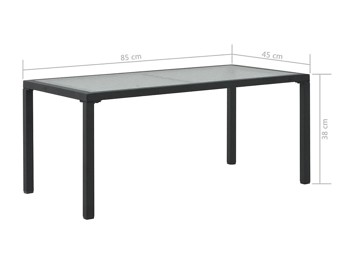 Salon de jardin 3 pcs avec coussins Résine tressée Gris