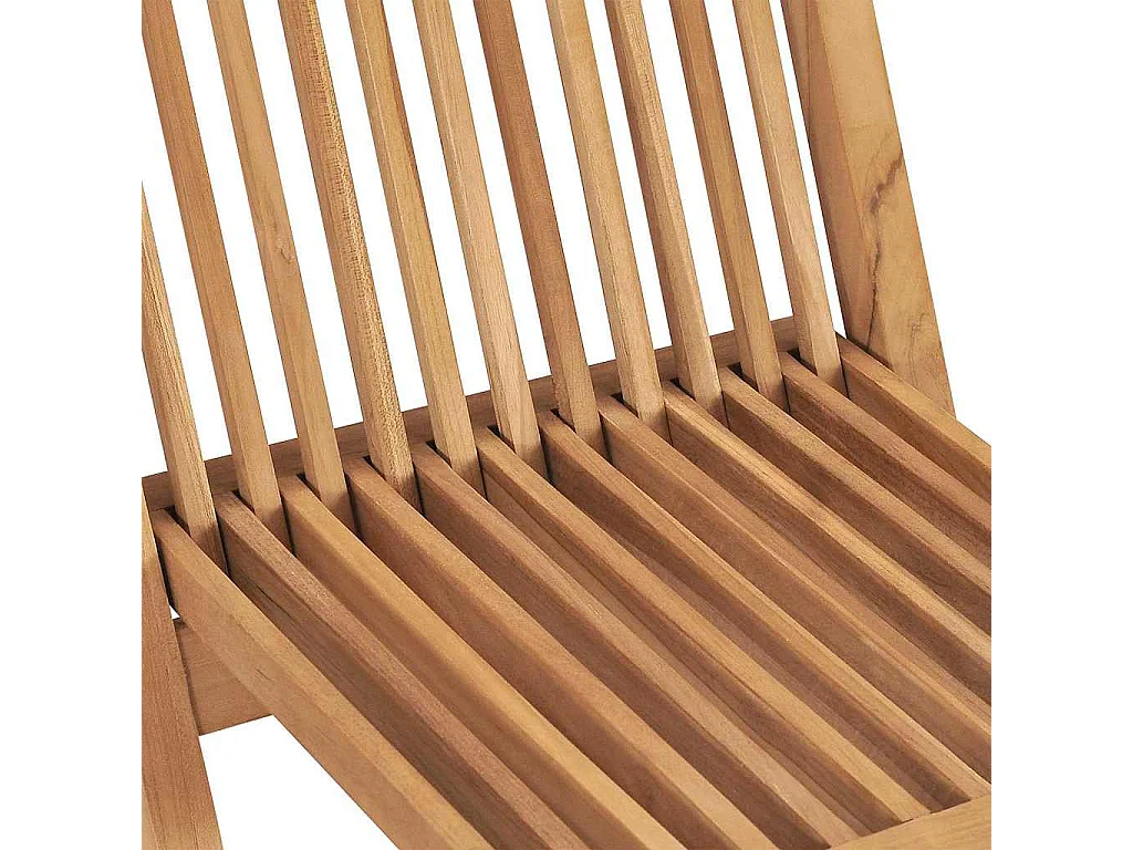 Juego de comedor para jardín 3 piezas madera maciza de teca