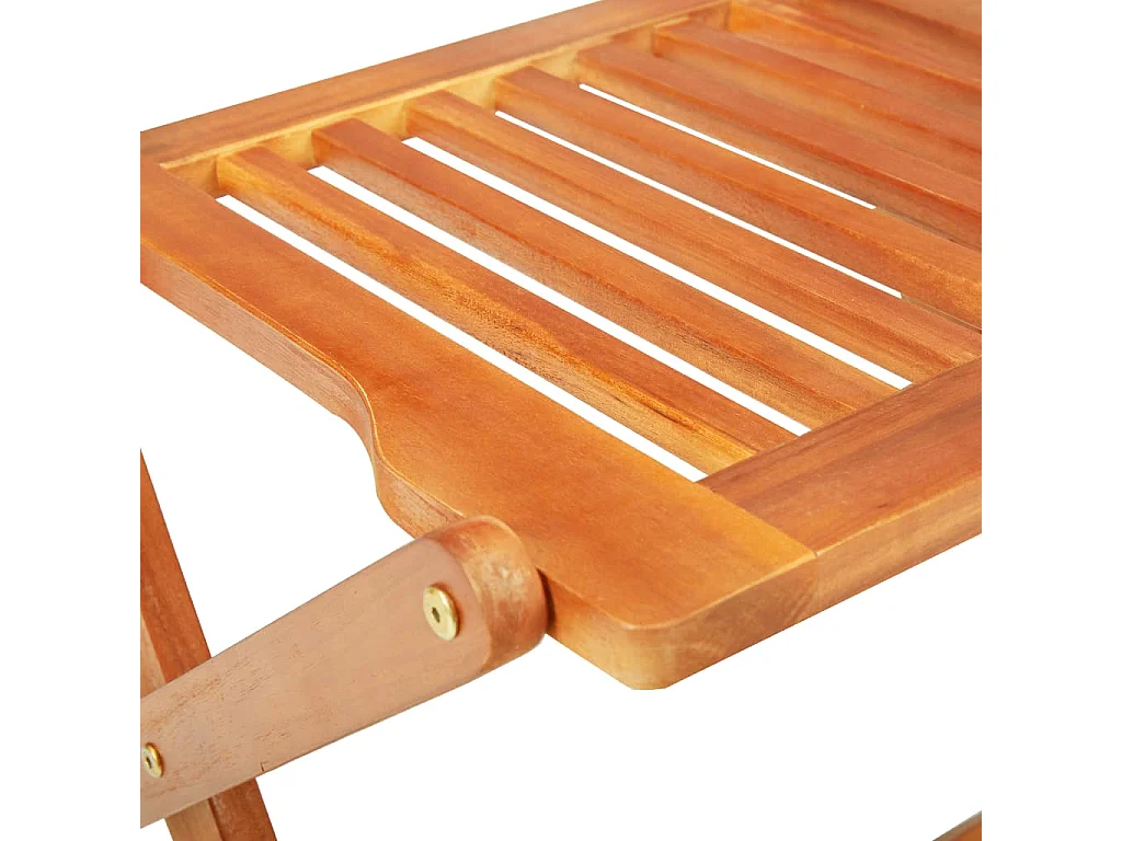 Ensemble à manger de jardin pliable 7 pcs bois d'acacia solide