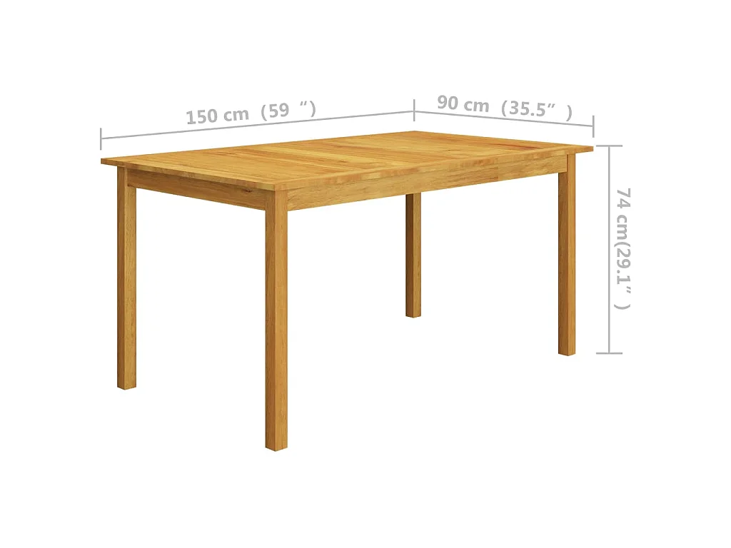 7 pcs conjunto de jantar de jardim castanho