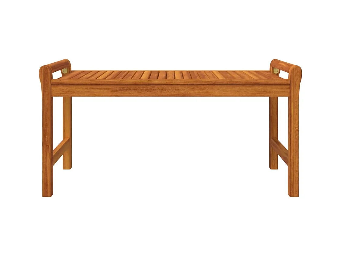 Salon de jardin 3 pcs avec coussins bois massif d'acacia