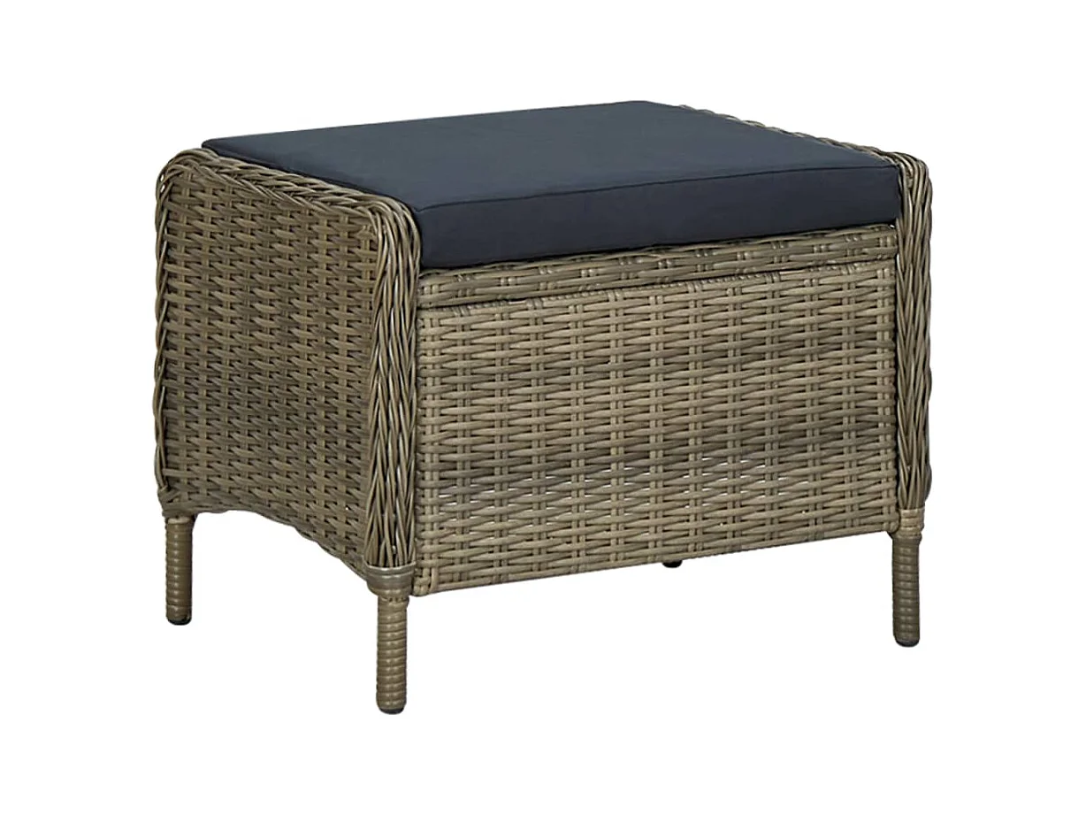 5-delige Tuinset bruin