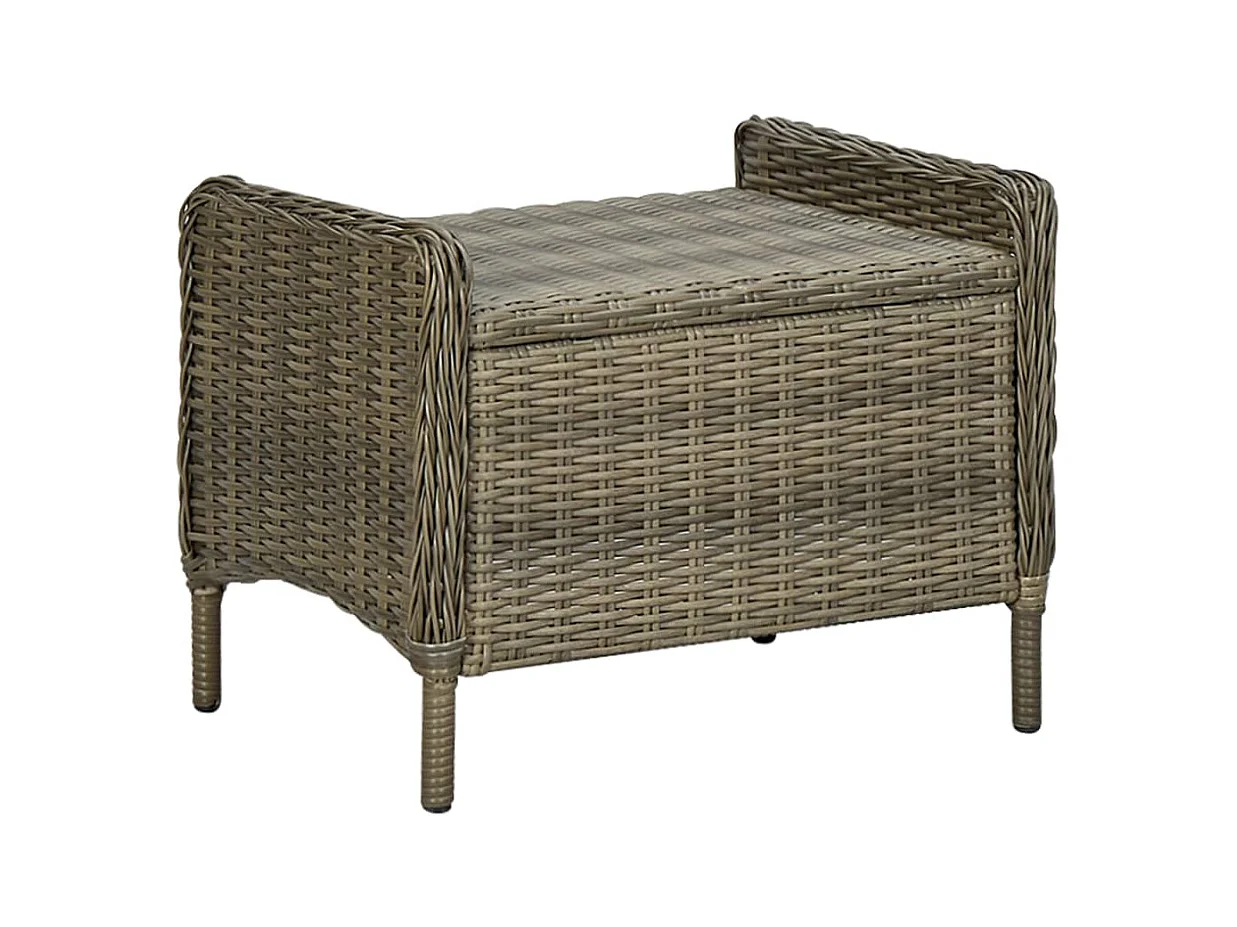 5-delige Tuinset bruin