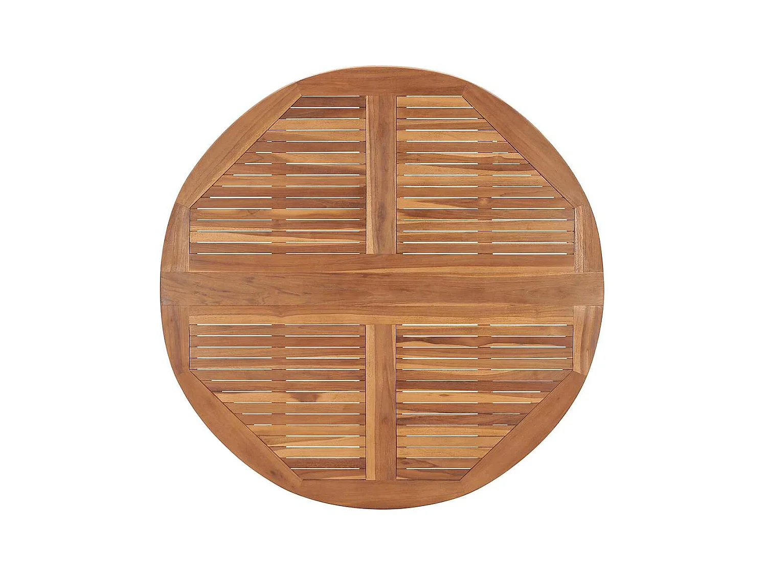 Ensemble à dîner d'extérieur pliable 5 pcs Bois solide de teck