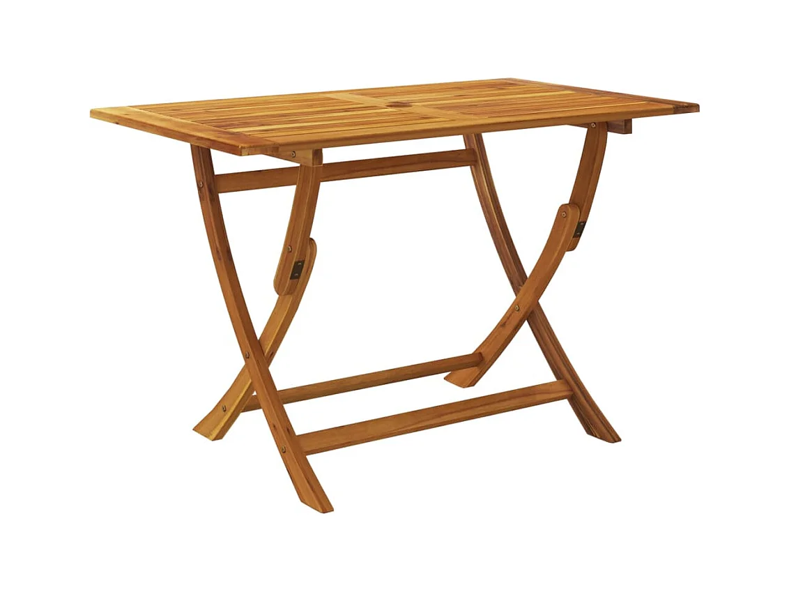 Ensemble à manger de jardin pliable 7 pcs bois d'acacia solide