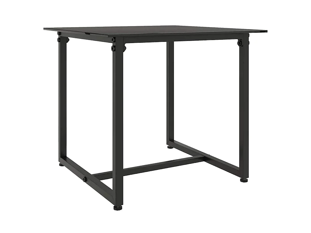 3-tlg. Garten-Lounge-Set mit Kissen Schwarz Poly Rattan